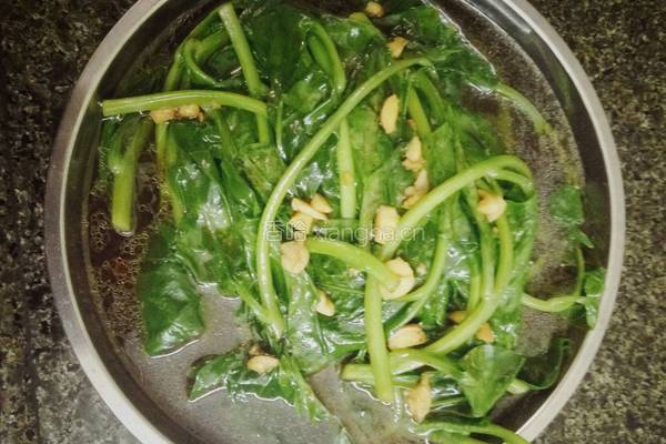 蒜蓉潺菜（越南菠菜）的做法图解5