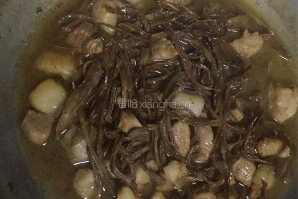 干豆角炖肉的做法图解8