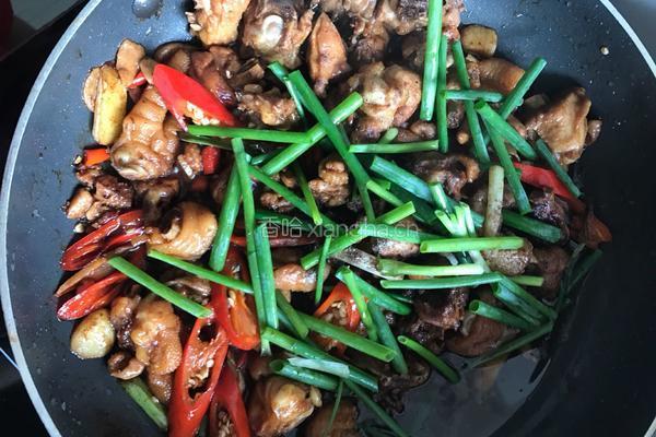 小炒鸡肉的做法图解6