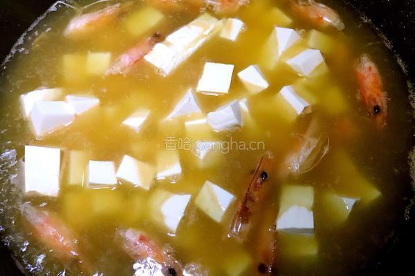鲜虾豆腐汤的做法图解10