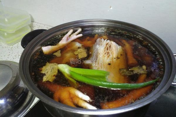 卤猪蹄（猪耳朵 鸡爪 五花肉）的做法图解4
