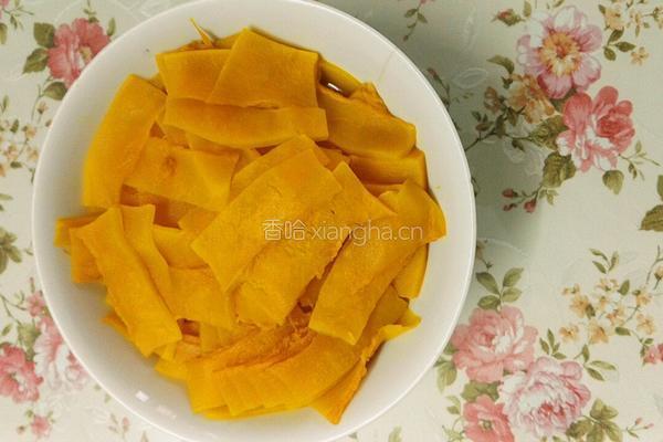 南瓜糯米粉饼的做法图解1