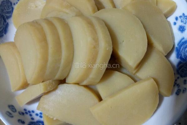 米豆腐回锅肉的做法图解2