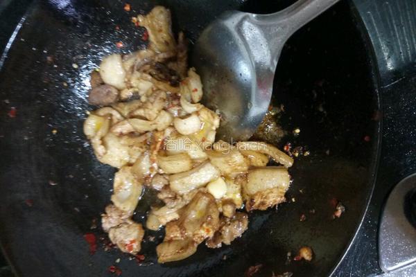 米豆腐回锅肉的做法图解7