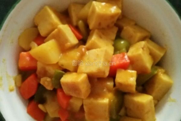 咖喱土豆虾糕
