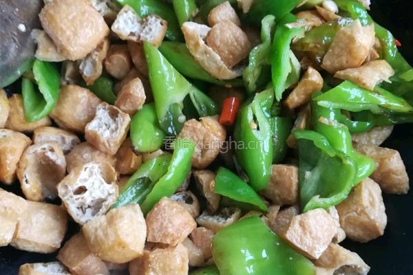 青椒豆泡的做法图解2