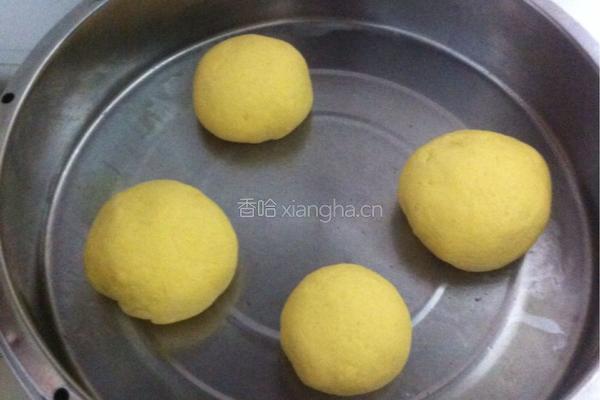 玉米面豆沙馒头的做法图解6