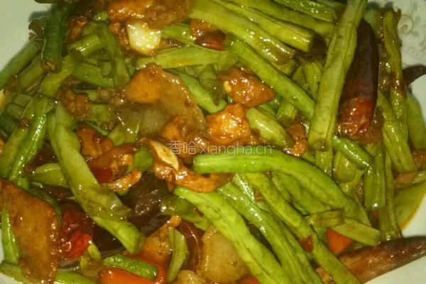 豆角炒肉的做法图解6