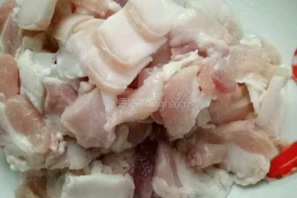 豆角炒肉的做法图解3