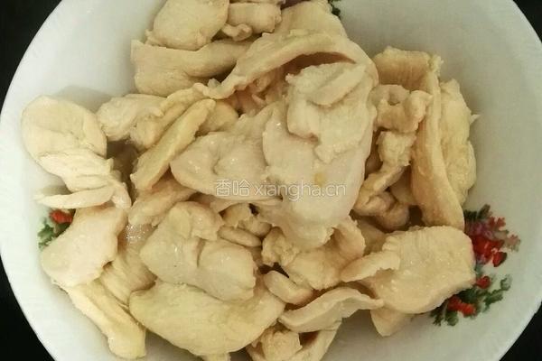 白玉菇炒鸡脯的做法图解5