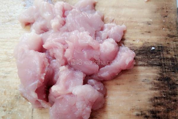 豆腐干炒肉的做法图解2