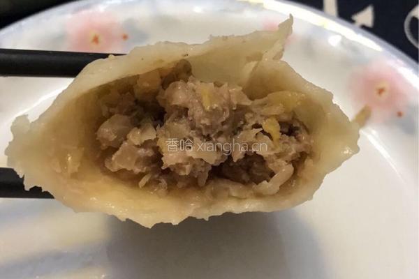 酸菜肉蒸饺的做法图解16