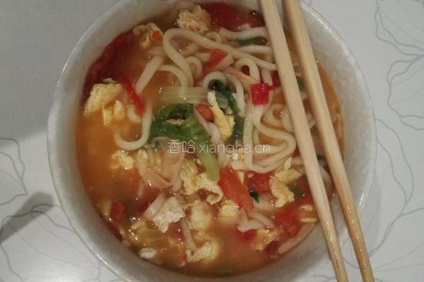 番茄鸡蛋面的做法图解4