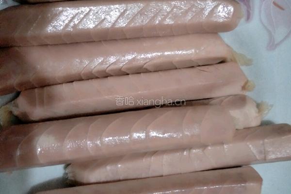平底锅版烤肠的做法图解1