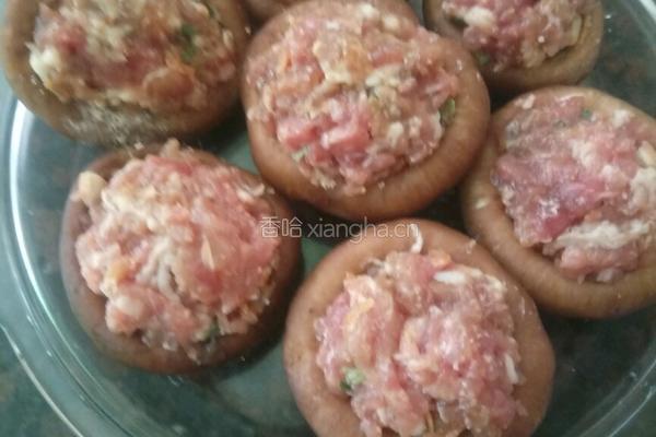 香菇包肉的做法图解4