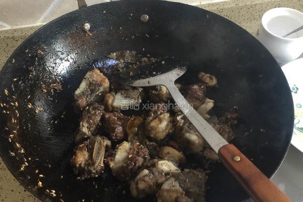 香爆牛排骨的做法图解5