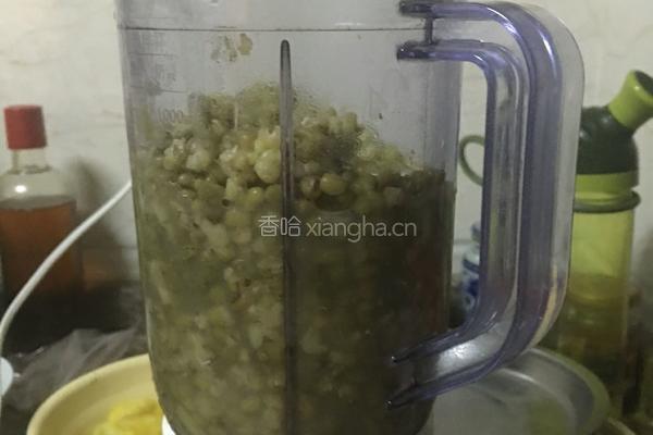 绿豆馅的做法图解2