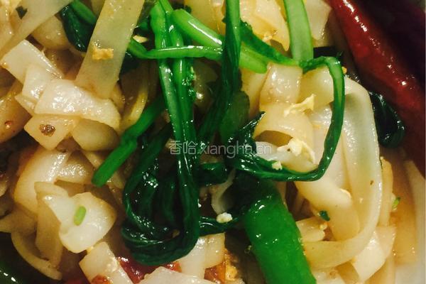 炒河粉的做法图解3