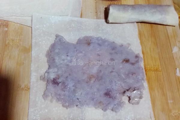 芋头春卷的做法图解7