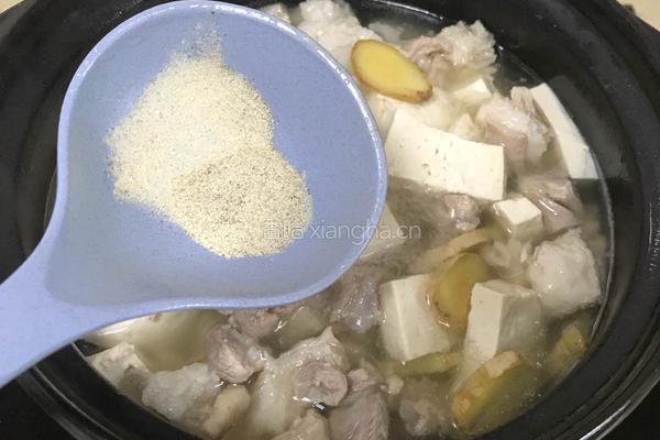 砂锅豆腐羊肉汤的做法图解8