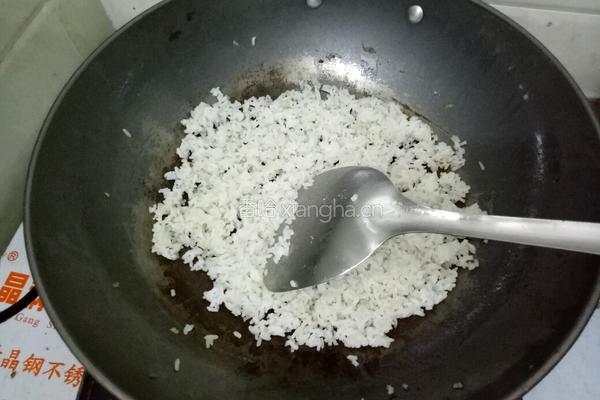 包菜蛋炒饭的做法图解6