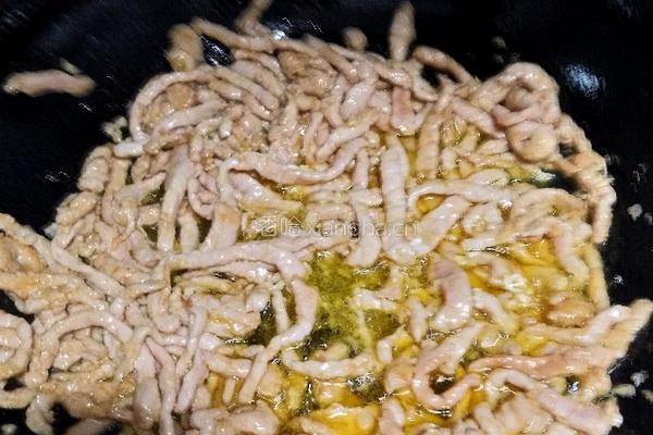 泡姜肉丝的做法图解4