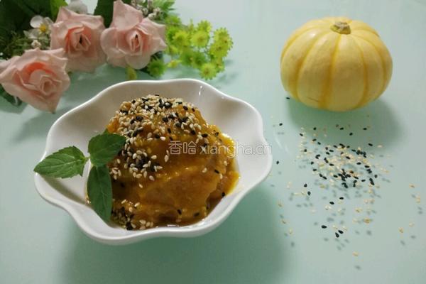 芝麻桂花南瓜泥的做法图解9