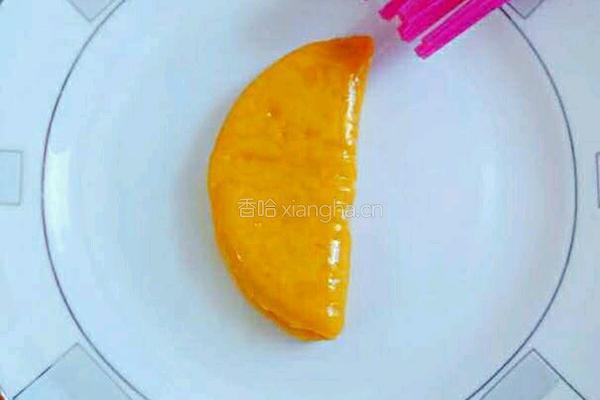 南瓜小卷帘花卷的做法图解7