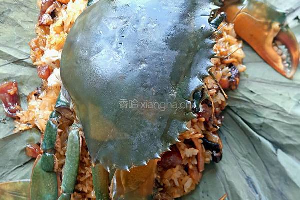 糯米蒸膏蟹的做法图解12