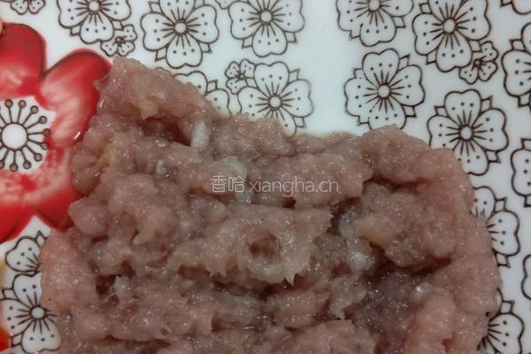 肉沫豆腐的做法图解1