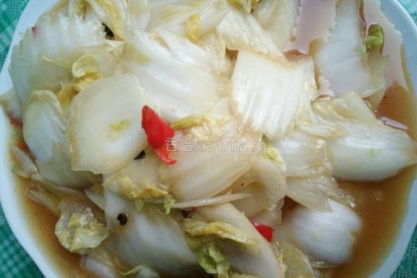 醋溜白菜的做法图解6