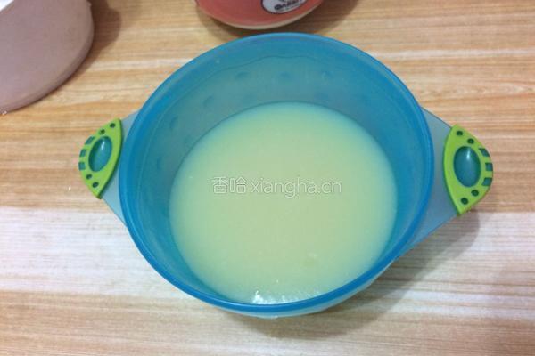 奶香玉米苹果土豆米糊的做法图解5