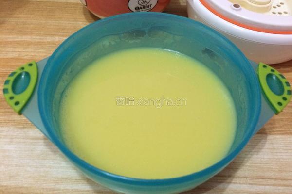 奶香玉米苹果土豆米糊的做法图解6