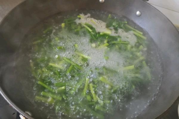 蒜薹炒肉的做法图解3