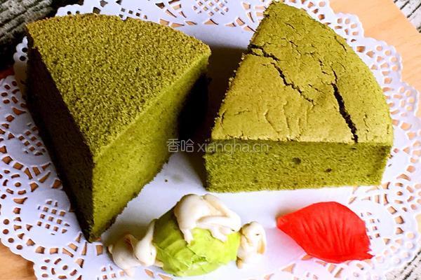抹茶戚风蛋糕的做法图解15