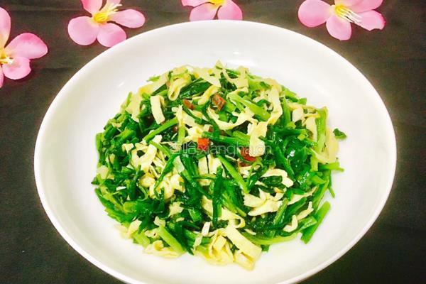 韭菜炒蛋皮的做法图解14