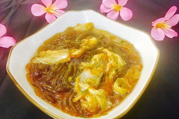 白菜粉条的做法图解1