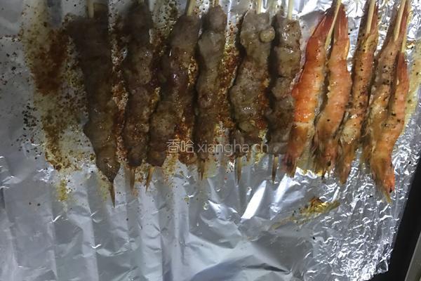 烤箱烤牛肉串(纯瘦)的做法图解6