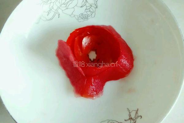 蕃茄玫瑰的做法图解8