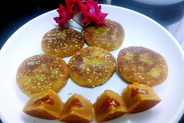 豆沙馅南瓜饼的做法图解9