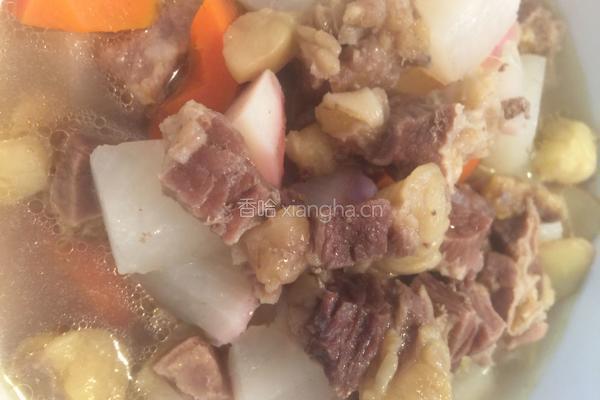 牛肉炖萝卜土豆的做法图解4