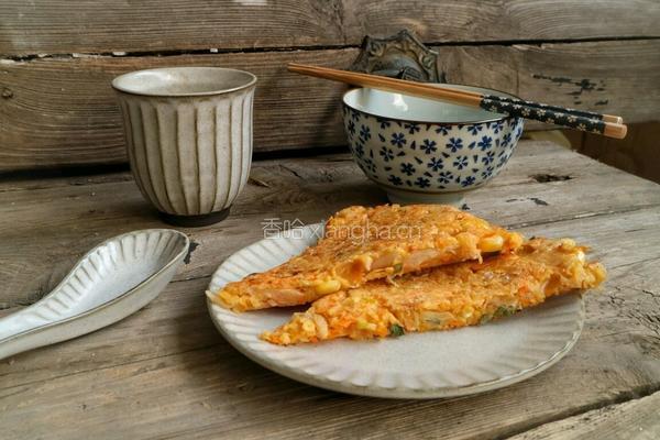 泡菜煎饼的做法图解15
