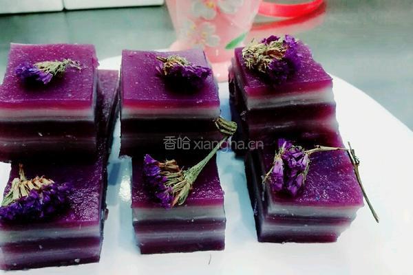 紫薯椰汁糕的做法图解6
