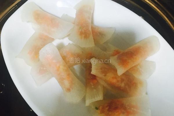 三鲜白萝卜卷的做法图解13