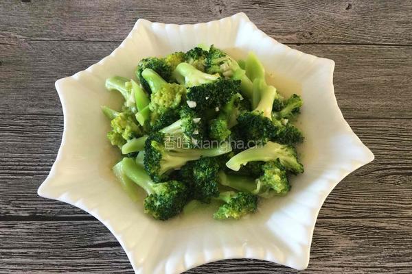 蒜蓉西兰花的做法图解6
