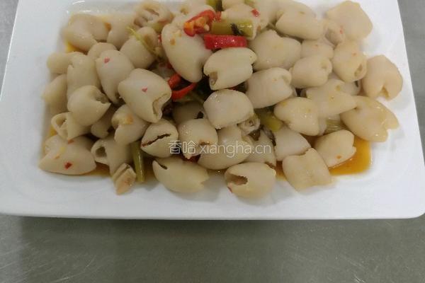客家酸菜炒大肠的做法图解6