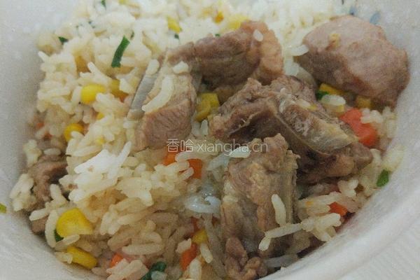 排骨焖饭的做法图解7
