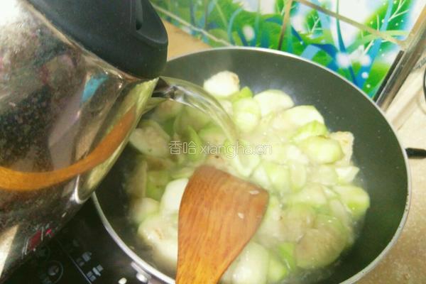 丝瓜肉丸汤的做法图解6