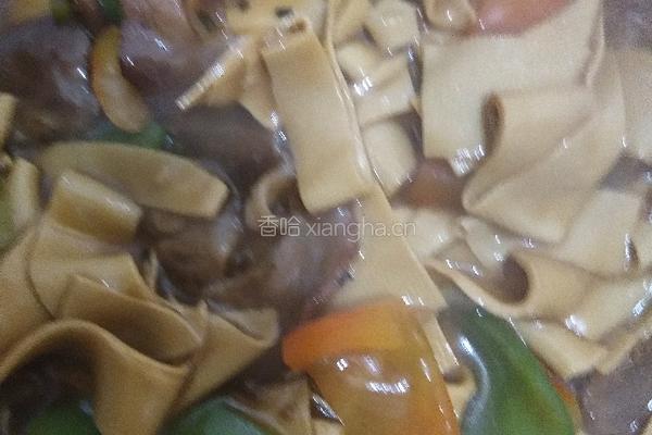彩椒干豆腐的做法图解7