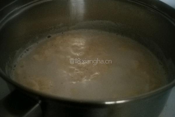 牛奶鸡蛋醪糟的做法图解5